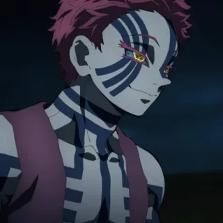 Akaza @StickersofAnime whatsapp stickers