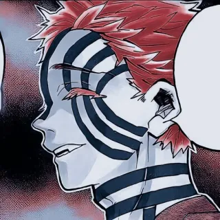 😏 fb02381e Akaza Demon Slayer Anime, Demon, Akaza, Demon Slayer, Manga, Bovenmaan 3 telegram sticker