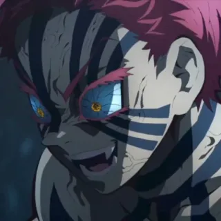 ❄️ 366b3318 Akaza Demon Slayer Anime, Demonio, Demon Slayer, Akaza, Oni whatsapp sticker