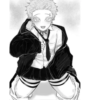 ❄️ 4061a6b3 Anime, Manga, Personaje, Falda, Kawaii, Lindo whatsapp sticker