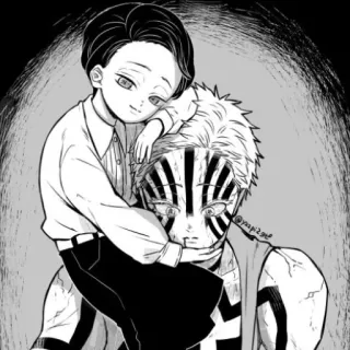 ❄️ 57cf242a Akaza Demon Slayer Anime, Demonio, Fanart, Manga whatsapp sticker