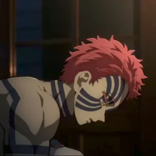 ❄️ 6aa10b66 Akaza Demon Slayer Anime, Demon Slayer, Akaza, Personaje whatsapp sticker