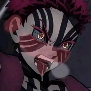 ❄️ 762c50e0 Akaza Demon Slayer Anime, Demon Slayer, Akaza, Personaje, Pegatina whatsapp sticker