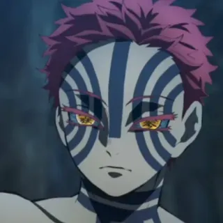 ❄️ c0945cc4 Akaza Demon Slayer Anime, Demon Slayer, Akaza, Demonio, Manga whatsapp sticker