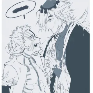 ❄️ c4ad9960 Douma Demon Slayer Kimetsu no Yaiba, Douma, Anime, Manga whatsapp sticker