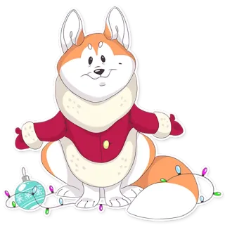 Akita whatsapp stickers