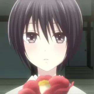 🕸 00941633 Yuki Sohma Fruits Basket 动漫, 水果篮子, 草摩由希, 花, 漫画, 可爱 telegram sticker