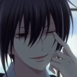 🕸 0550679d Yuki Sohma Fruits Basket 动漫, 漫画, 草摩由希, 水果篮子, 角色, 男性, 坏笑 telegram sticker