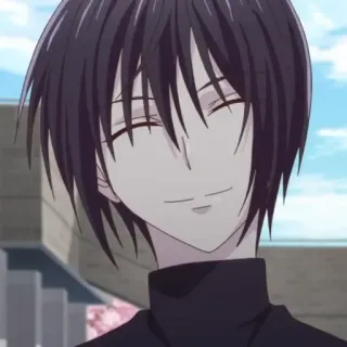 🕸 6421153d Ayame Sohma Fruits Basket 动漫, 水果篮子, 草摩绫女, 微笑, 角色 telegram sticker