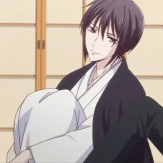 🕸 893f5f87 Yuki Sohma Fruits Basket 动漫, 水果篮子, 草摩由希, 少女, 日本动画 telegram sticker