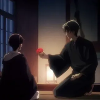 🕸 9cb0dc04 动漫, 花, 和服, 日式, 人物 telegram sticker