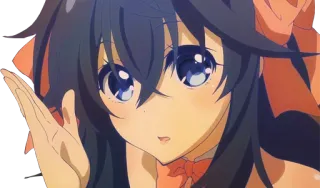 🤨 d5283c08 アニメ, 漫画, キャラクター, 女の子 telegram sticker