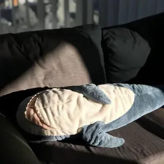 🥳 0d59977b 鲸鱼, 毛绒, 玩具, 动物, 哺乳动物, 拥抱, 蓝色 whatsapp sticker