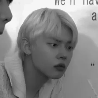 ✨ 20cc78a4 We 'll hav คน, ใบหน้า, สีขาว, ขาวดำ, สีเดียว telegram sticker