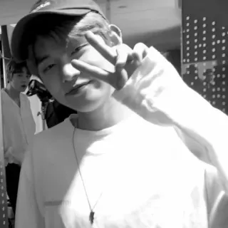 💦 5af9df55 คน, สัญลักษณ์สันติภาพ, เกาหลี, ผู้ชาย telegram sticker