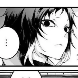 🐈‍⬛️ d2be2560 ... Манга, Аниме, Комикс, Черно-белое whatsapp sticker