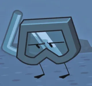 🤿 b6419c88 Tauchmaske, Schnorchel, Figur, Objekt, Anthropomorph whatsapp sticker