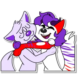 🤗 ef146210 You ハグ, 動物, 友達, 愛情, 漫画, かわいい, 友情 telegram sticker