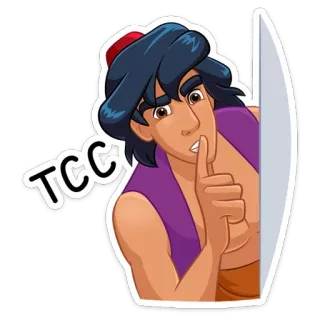 🤫 c2d068b0 Aladdin TCG Aladdin, Disney, Karakter, Kartun telegram sticker