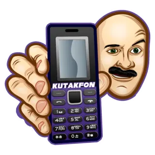 🤪 cc4f4af4 KUTAKFON téléphone portable, téléphone fixe, communication, technologie, appareil électronique telegram sticker