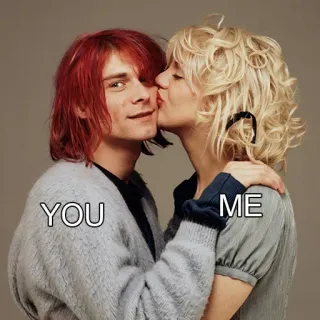 🥰 8d95a89b YOU ME 爱, 情侣, 关系, 爱意, 亲吻, 浪漫 whatsapp sticker