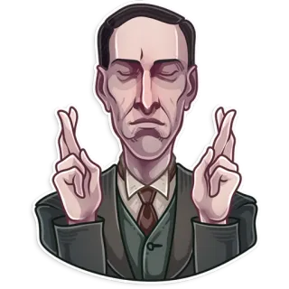 🤞 e25d3b7b uomo, dita incrociate, desiderio, buona fortuna, speranzoso telegram sticker