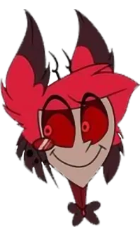 👀 905f007e Alastor Hazbin Hotel alastor, hazbin hotel, demone, radio demone, sorridente telegram sticker
