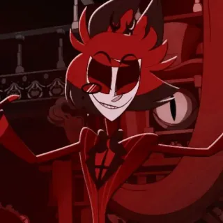 🧨 bf5413bf Alastor Hazbin Hotel, Alastor, Radio Demon, Kreskówka, Animacja telegram sticker