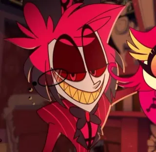 Alastor The Radio Demon by: @Darkdemons 🍾🧣 telegram stickers