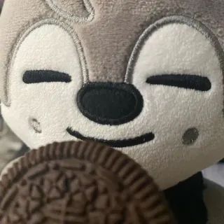 😊 d6579137 bánh quy, thú nhồi bông, động vật, đồ ăn vặt, món tráng miệng, xám telegram sticker