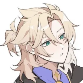 😗 0d953402 Albedo Genshin Impact Anime, Albedo, Genshin Impact, Personaggio videogioco telegram sticker