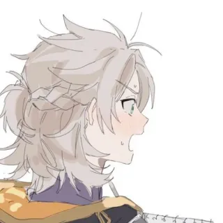 🥰 1504f262 Albedo Genshin Impact Albedo, Genshin Impact, Anime, Personaggio, Videogioco telegram sticker