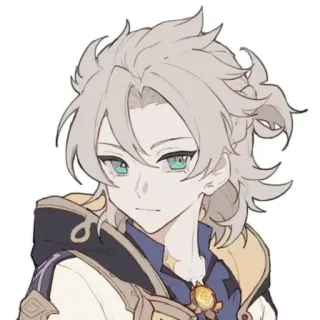 🌚 48cab7bb Albedo Genshin Impact Anime, Videogioco, Genshin Impact, Albedo, Personaggio, Fantasy telegram sticker