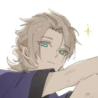 ✨ 51f27654 Albedo Genshin Impact Anime, Genshin Impact, Albedo, Biondo, Personaggio telegram sticker