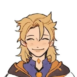 😊 5ab59ef5 Albedo Genshin Impact Anime, Videogioco, Genshin Impact, Albedo, Sorriso telegram sticker