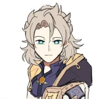 🙂 7ce48ddd Albedo Genshin Impact Albedo, Genshin Impact, Anime, Personaggio videogioco telegram sticker