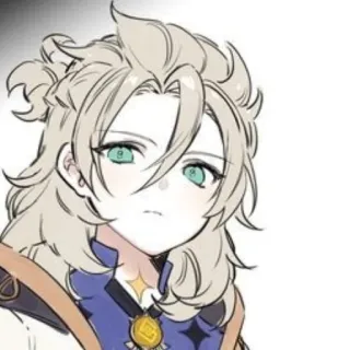 😠 8cc567cc Albedo Genshin Impact Anime, Genshin Impact, Albedo, Videogioco, Personaggio telegram sticker