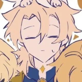 😅 b186d98b Albedo Genshin Impact Anime, Genshin Impact, Albedo, Videogioco, Fan art telegram sticker