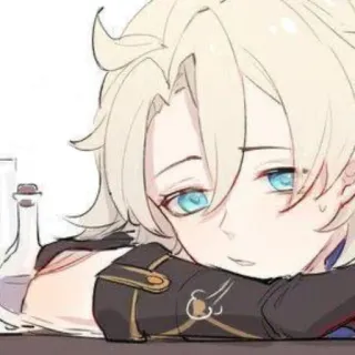 😥 bdf03ee3 Albedo Genshin Impact Anime, Gioco, Genshin Impact, Albedo, Personaggio, Capelli biondi, Occhi azzurri telegram sticker