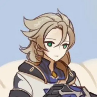 🙂 ebdd30c3 Albedo Genshin Impact Albedo, Genshin Impact, Personaggio anime telegram sticker