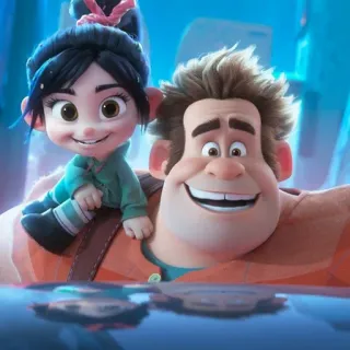 🦋 41255a5e Wreck-It Ralph Wreck-It Ralph, Disney, Vanellope, Animasi, Kartun, Film telegram sticker