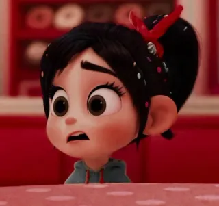 🦋 c75bab07 Vanellope von Schweetz Wreck-It Ralph Kartun, Karakter, Disney, Wreck-It Ralph, Vanellope von Schweetz telegram sticker