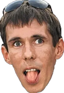 🥳 d9464498 Gesicht, Person, Sonnenbrille, Zunge, Ausdruck telegram sticker