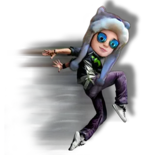 🏃‍♂️ 8ce075bc Cartone animato, Personaggio, Cappello, Velocità, Movimento, Stilizzato telegram sticker