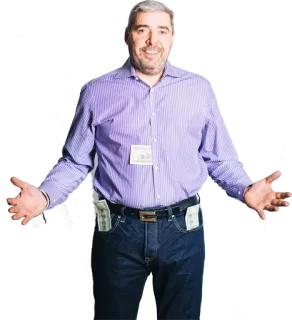 💵 1102bbe1 geld, man, dollar, contant, succes, rijkdom, portret telegram sticker