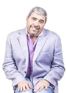 ☺️ 43bb66d2 man, persoon, lachend, portret, casual, jas telegram sticker