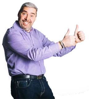 👍 b275c741 man, duim omhoog, persoon, glimlachend, casual, goedkeuring telegram sticker