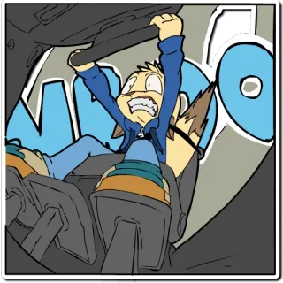 🚙 94266ce3 MADO cartoon, character, illustration, animation telegram sticker