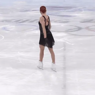 👿 de330ee4 patinação no gelo, patinação artística, olimpíadas, esportes de inverno, atleta, gelo telegram sticker