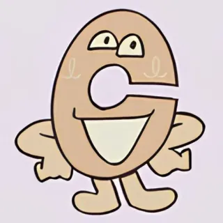 😁 56b20054 desenho animado, personagem, ilustração, mascote, criatura, engraçado, humor telegram sticker